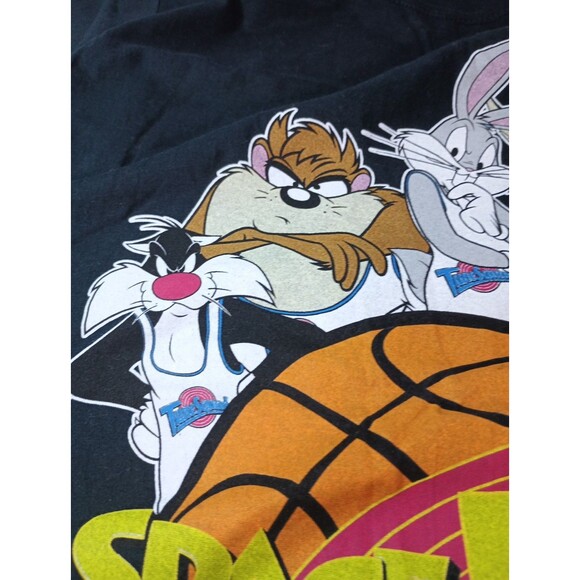 Space Jam Tune Squad T-Shirt Size M WB Looney Tunes Bugs Taz Daffy Unisex Tee - Picture 8 of 14